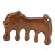 thumbnail image 4 of Peine de madera de dientes anchos para dragar suavemente los meridianos Masajeador de cuero cabelludo de sándalo con forma de animal hecho a mano, 4 of 8