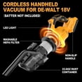 thumbnail image 3 of Aspirador inalámbrico CAMXTOOL para batería Dewalt de 20 V, 3 of 8
