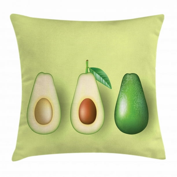 avocado cushion fluffy