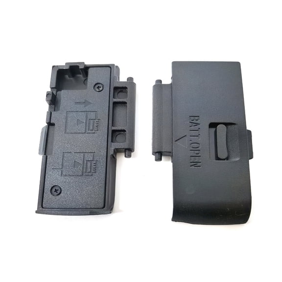 Cateissary Tapa de la puerta del compartimento de la batería de la cámara, cubierta a prueba de polvo, reemplazo de la tapa de la pieza, Accesorios de cámara y óptica