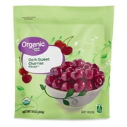 Great Value Organic Dark Sweet Cherries, Frozen, Pitted, Frozen, 10 oz