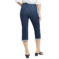thumbnail image 2 of NYDJ womens  Marilyn Cuff Hollywood Breathtaking Crop Jean, 6, 2 of 2