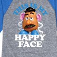 thumbnail image 3 of Toy Story - This Is My Happy Face - Toddler And Youth Raglan Graphic T-Shirt, 3 of 6