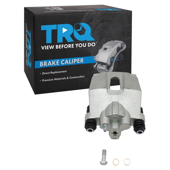 TRQ Rear Right Brake Caliper Passenger Side Fits 2004-2011 Ford F-150 2004 F-150 Heritage 2006-2008 Lincoln Mark LT