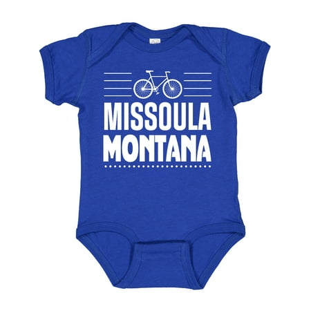 

Inktastic Missoula Montana Biking Gift Baby Boy or Baby Girl Bodysuit