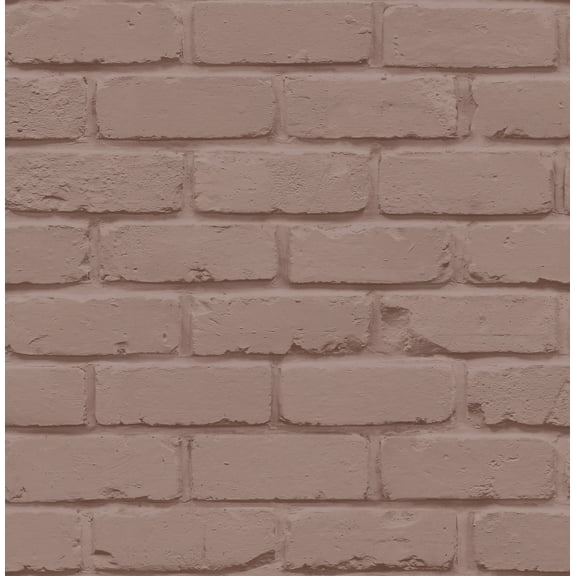 Fine Decor Alpin Pink Painted Brick Wallpaper