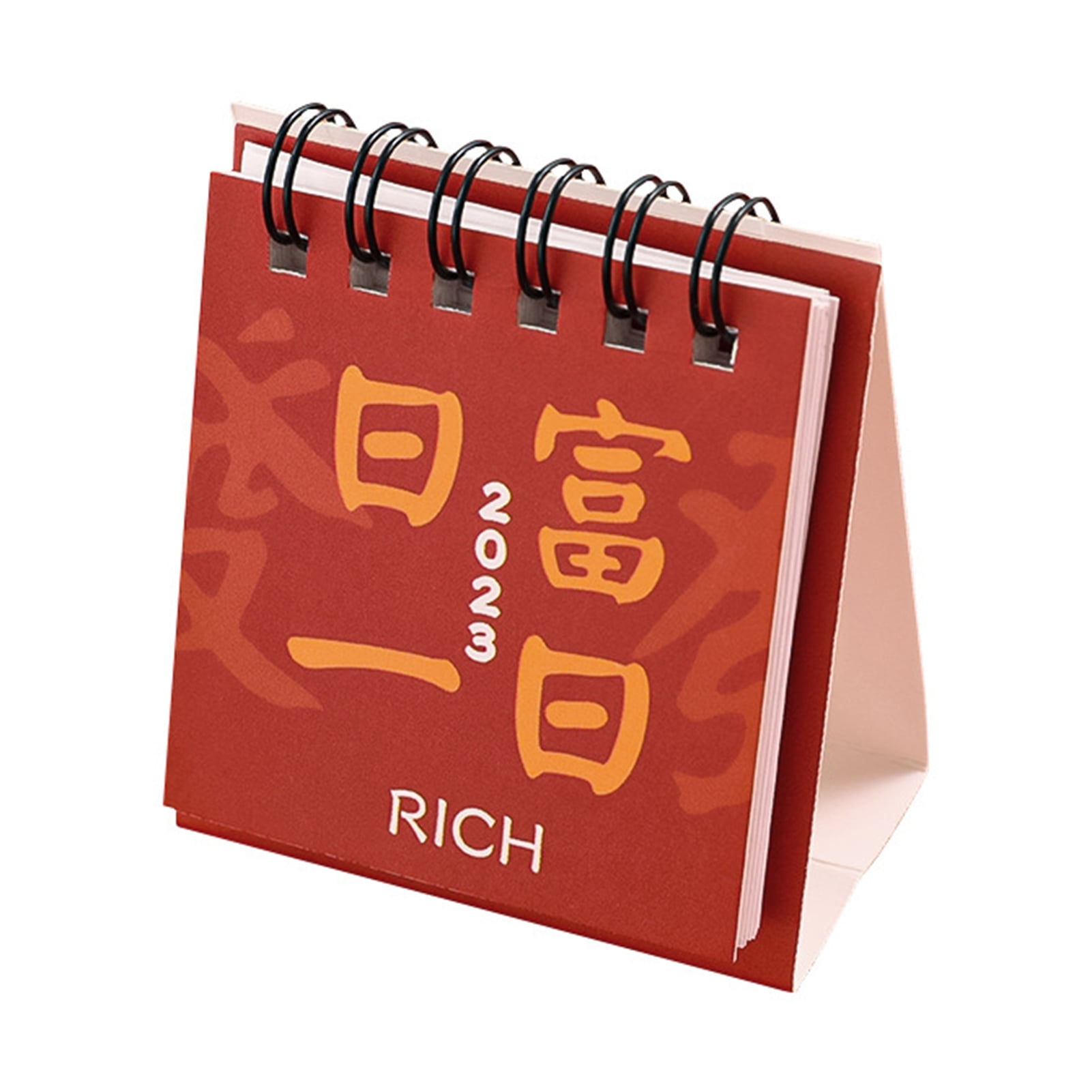 Mini Calendar Inspirational Text Easy Page Flipping Delicate Pattern mini-calendar-inspirational-text-easy-page-flipping-delicate-pattern