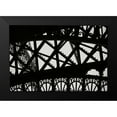 thumbnail image 2 of Berzel, Erin 14x11 Black Modern Framed Museum Art Print Titled - Eiffel Tower Latticework V, 2 of 5