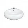 thumbnail image 6 of Renovator's Supply White Corner Bathroom Wall Mount Counter Vessel Sink, 6 of 9