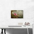 thumbnail image 2 of ARTCANVAS Orchids and Hummingbirds 1890 Canvas Art Print by Martin Johnson Heade - Size: 18" x 12" (0.75" Deep), 2 of 9
