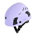 thumbnail image 1 of Casco de escalada cómodo, tipo media cúpula, ideal para construcción, ciclismo y senderismo. púrpura, 1 of 9