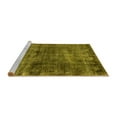 thumbnail image 2 of Ahgly Company Machine Washable Indoor Rectangle Oriental Yellow Industrial Area Rugs, 3' x 5', 2 of 4