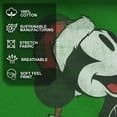 thumbnail image 4 of Boy's Mickey & Friends Christmas Plaid Distressed Portrait  Graphic Tee Kelly Green Small, 4 of 9