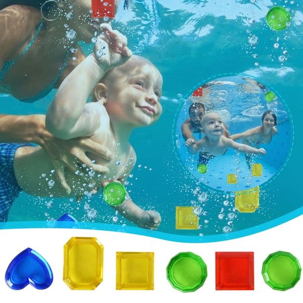 Juego De 4 Juguetes De Buceo Para Niños – Anillos Y Aros De Plástico Para Piscina, Ideales Para Entrenamiento Subacuático, Actividades De Verano En Playa O Piscina