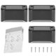 thumbnail image 1 of Lámpara LED de pared con energía Solar, aplique impermeable para iluminación de jardín, escalera y patio, 3 uds., 1 of 8