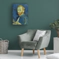 thumbnail image 4 of Canvas Wall Art - Masters Collection 'Self Portrait With Palette Vincent Van Gogh' Wall Art for Living Room, Bedroom, or Office Décor by Trademark Fine Art - 14 x 19 Inches, 4 of 4