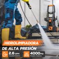 thumbnail image 2 of NEXPOW Hidrolavadora 2000W, 4000 PSI Máx., 2.6 GPM, con Manguera de 9 Metros, 4 Boquillas de Presión Diferentes, Hidrolavadora Eléctrica Cañón de Espuma, Ideal para Autos y Patios, 2 of 10