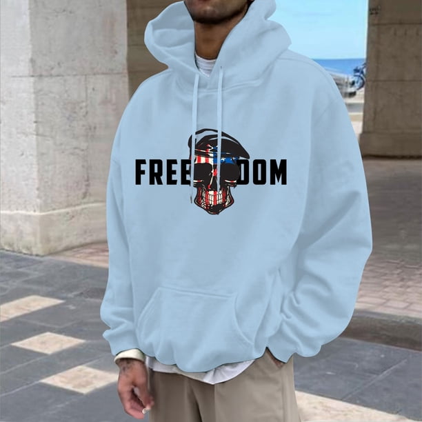 WILLBEST Sudadera con Capucha para Hombre, Suave y Cómoda, para Uso Informal y Actividades Al Aire Libre, con Bolsillo Frontal Tipo Cangurera XXXGrande