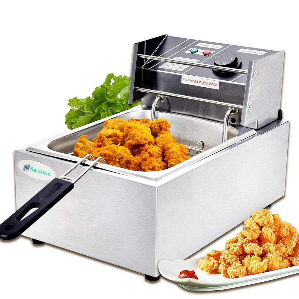 Electric Deep Fryer Nurxiovo 8Liter Commercial Small Deep Fryer with