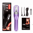 thumbnail image 1 of 1 pcs Split End Remover 2-in-1 Automatic Split End Trimmer with Blue Light Conditioner Professional Split End Trimmer for Dry Damaged Brittle Hair Hair Clipper, 1 of 9