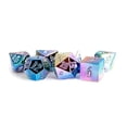 thumbnail image 2 of FanRoll/Metallic Dice Games Aluminum Plated Poly Dice Set - Rainbow Aegis w/White(7) New, 2 of 2