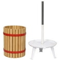 thumbnail image 2 of Fruit Apple Wine Cider Press, 4.8 Gallon Crusher Manual Juice Maker with 8 Press Wooden Blocks & Pole Handle Bar & Filter Bag, Cider Wine Making Press for Kitchen, Eatery, Fresh Squeezed Fruit Store, 2 of 6