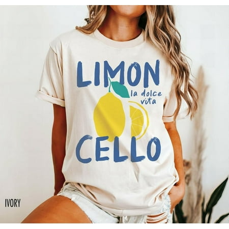 Limoncello Shirt, Lemon Shirt, Amalfi Coast, Italy TShirt, Vacation T-Shirt, Preppy Shirt, Lemons Tee, Cocktail T Shirt, Retro Graphic Tee