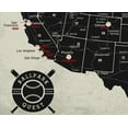 thumbnail image 4 of Baseball Stadium Map Poster Vintage Edition 24x16 inches, 4 of 6