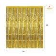 thumbnail image 6 of Gold Foil Fringe Curtains 3ft x 8ft, 3 Pack Gold Metallic Tinsel Curtain Birthday Decorations, Topboutique Foil Curtains for Birthday Wedding Engagement Bridal Shower Bachelorette Holiday Party, 6 of 8