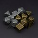 thumbnail image 4 of Dados de metal, dados poliédricos, dados de aleación de zinc y metal, mini dados, dados de aleación de zinc y metal, 4 of 6