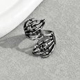 thumbnail image 5 of Yoyauz Skull Rings Women's Men's Adjustable Open Belt Rock Cyclist Vintage Cutout Rings for Unisex Halloween Punk Jewelry Gifts, 5 of 6