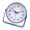 Royal Blue, variant on Elegant Table Clock Quiet Battery Operated Timepiece for Artistic Homes Decoration in Various Space