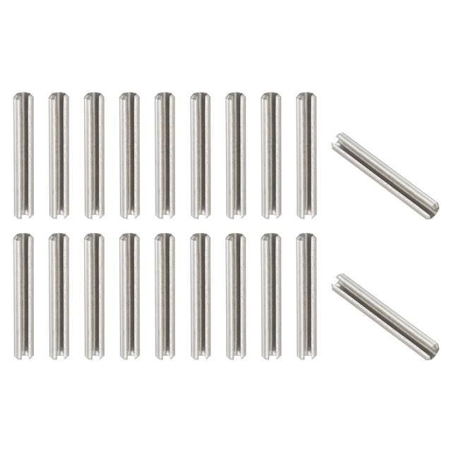 Uxcell Ressort Fendu en Acier Inoxydable 304 Rouleau Fendu pour Amélioration de la Maison Réparation de Machine Automobile 3/16 Pouces x 1-3/8 Pouces (5.3mm x 35mm) 20