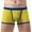 Yellow, variant on Lilgiuy Men Casual Solid Underwear Gold Dot Mesh Striped Boxer Breathable Hip Shorts 2022 Fall Winter