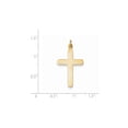 thumbnail image 3 of 14k Yellow Gold Polished Cross Pendant, 3 of 4