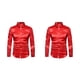 thumbnail image 1 of Camisa transpirable Sonducket para hombre Satén con mangas largas rojo 2XL, 1 of 6