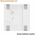 thumbnail image 4 of 4 Pieces Spring Mirror Clips Mirror Hanger Clips Fixing Mirror Clamp Mirror Brackets With Studs and Screws for Mirror Fixing Hangers Can Support, 4 of 5