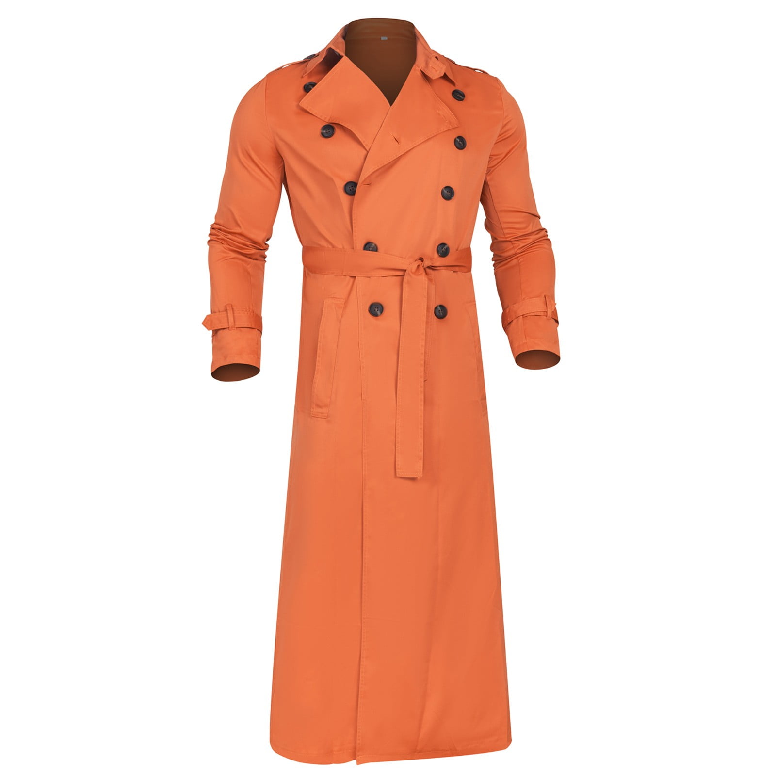 Yotyukeb Coats For Men Men's Autumn And Winter Long Trench