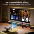 thumbnail image 3 of Proyector FEARWIKY 4K con WiFi y Bluetooth 5.4 120", 3 of 8