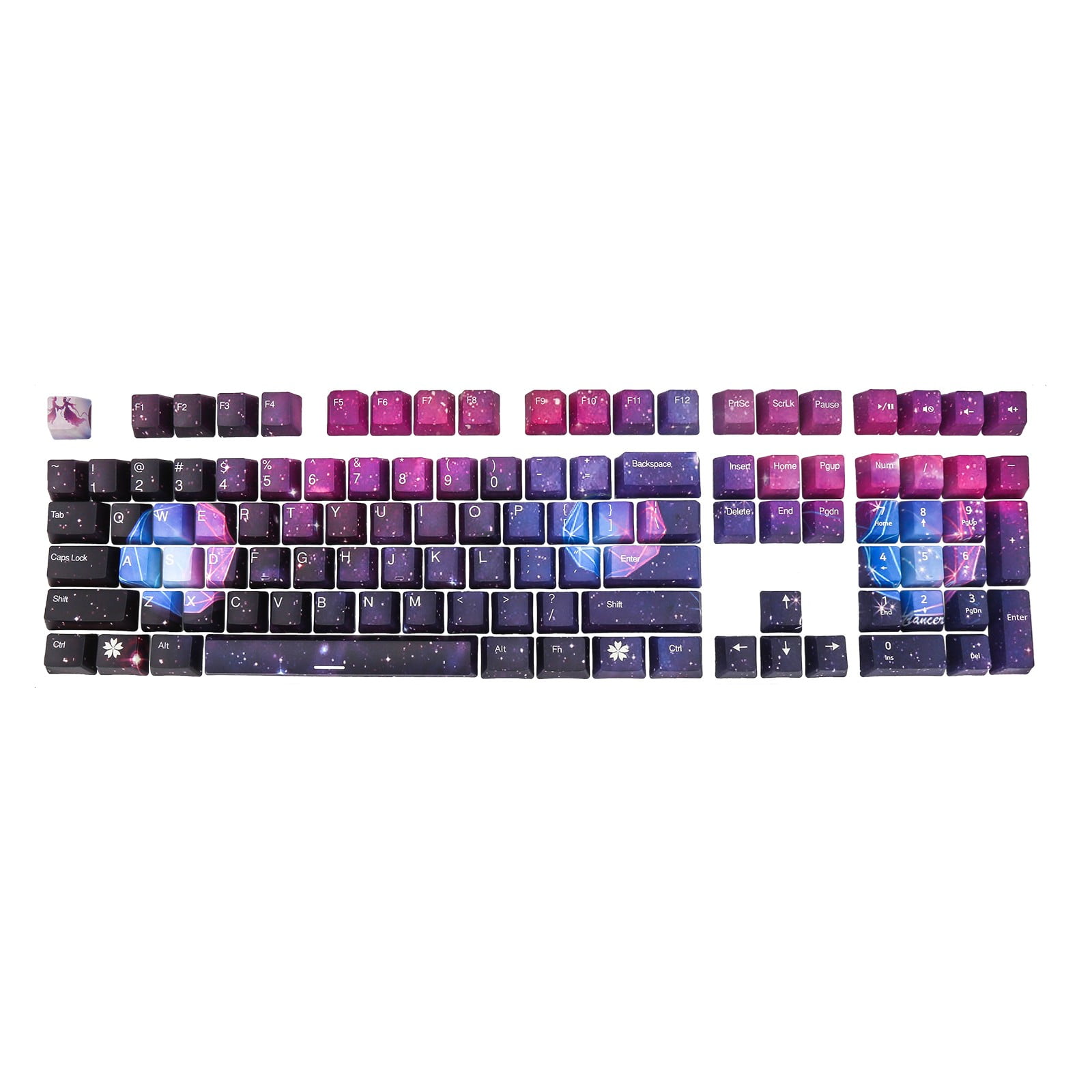 Customizable Keycap,Purple Resin Transparent Keycap OEM Height Spacebar Keycap Suitable for MX Switch Customizable Keycap,Purple Resin Transparent Keycap OEM Height Spacebar Keycap Suitable for MX Switch