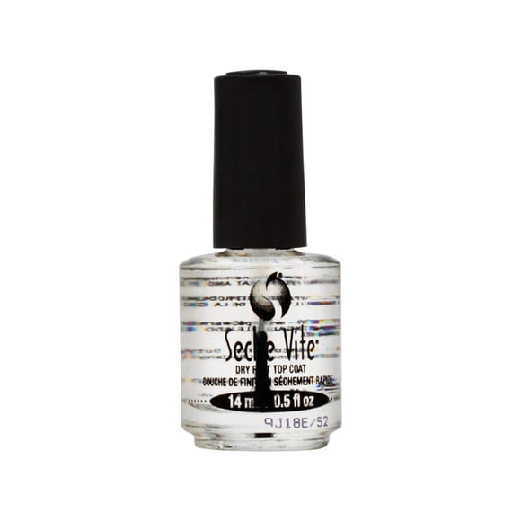 Top Coat Seche Vite Dry Fast, 14 ml (paquete de 3)