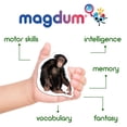 thumbnail image 4 of Set de imanes Magdum 110 para niños pequeños de más de 3 años con caja de lata de regalo, 4 of 9
