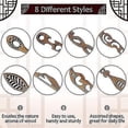 thumbnail image 5 of 8 Pieces Wooden Hair Sticks Japanese Hair Chopstick, 5 of 5