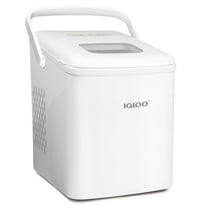 Igloo ICEB26HNWH 26-Pound Automatic Self-Cleaning Portable Countertop Ice Maker Machine With Handle, White