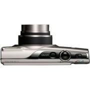 Canon PowerShot ELPH 360 HS A Digital Camera (Silver) | 20.2MP CMOS Sensor, 12x Optical Zoom & Built-In Wi-Fi | Compact Point-and-Shoot for Travel & Everyday Photography + 64GB Card + Bag + More