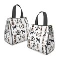 thumbnail image 2 of Schnauzer Dogs Insulated Lunch Bag for Women & Adults,Large Portable Soft Cooler Lunch Bag,Thermal Food Storage Tote with Pearl Cotton,8.66L,8.75x5.75x9.5 Inch, 2 of 6