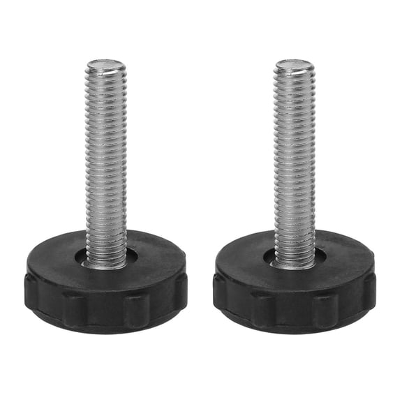 M10 x 50 x 40mm Leveling Feet Adjustable Leveler for Table Machine Leg 2pcs