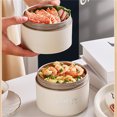 thumbnail image 4 of Kitchen aid Thermal Lunch Box Bento Box Portable Insulated Lunch Container Stackable Leakproof Stainless Steel Food Container, 4 of 5