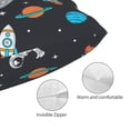 thumbnail image 3 of Fuzoiu Space Print Pillow Case with Hidden Zipper,Pillow Covers,Soft and Comfortable Pillowcase-14"x20", 3 of 6