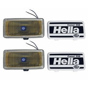 Hella 550 Series 55W 12V H3 Fog Lamp Kit - Amber